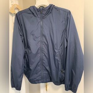 Gap Kids Boys Blue Windbreaker Jacket XXL Hooded Zip Pockets